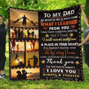 Quilt  To My Dad  I Will Always Be Your Little Girl  Quilt
